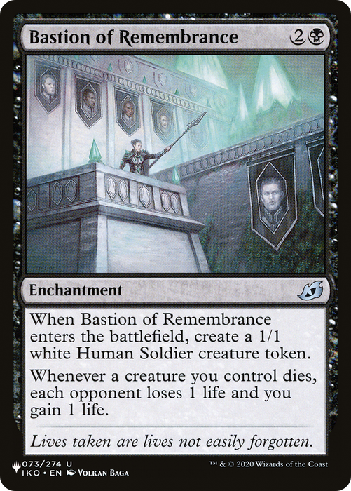 Bastion of Remembrance (LIST-IKO-73) - uncommon
