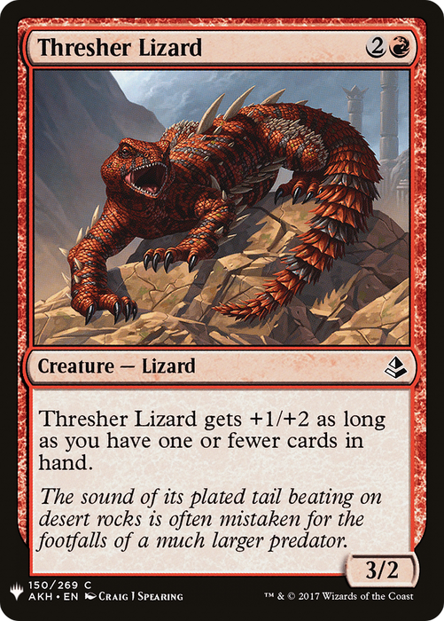 Thresher Lizard (LIST-AKH-150) - common