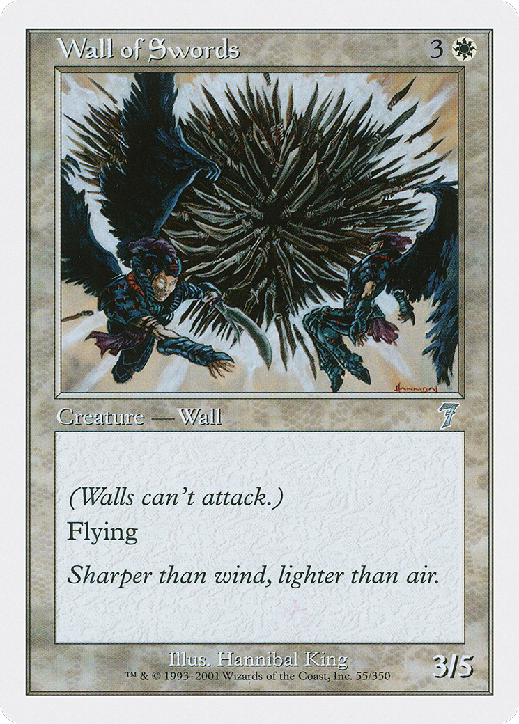 Wall of Swords (7ED-055) - uncommon