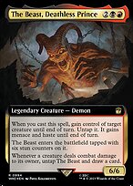 The Beast, Deathless Prince (WHO-994) - rare: (Extended Art) - Foil