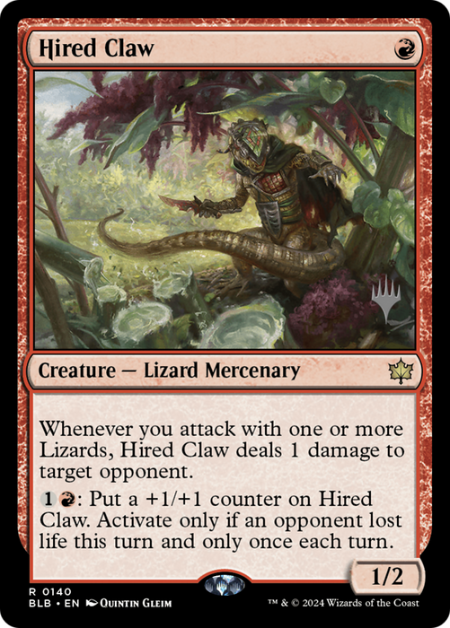 Hired Claw (PPBLB-140P) - rare