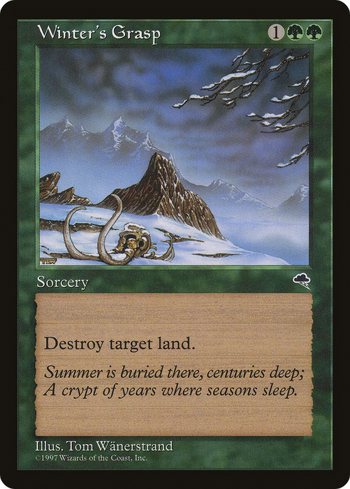 Winter's Grasp (TMP-265) - uncommon