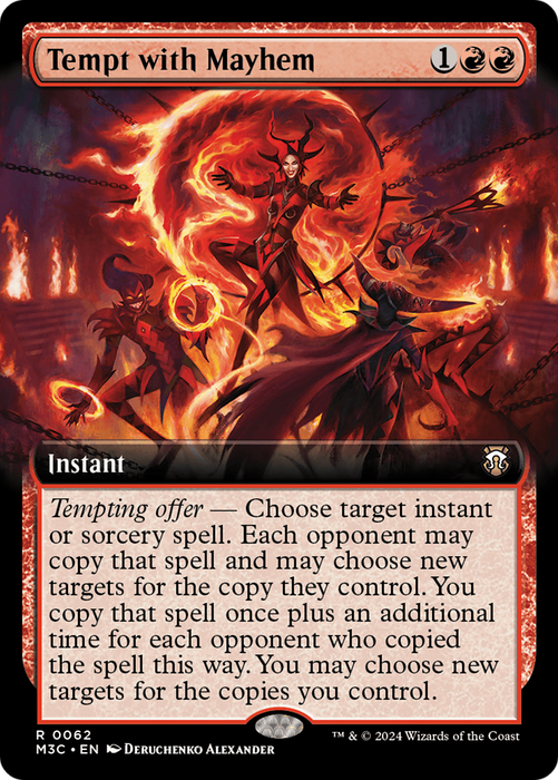 Tempt with Mayhem (M3C-062) - rare: (Extended Art) - Foil