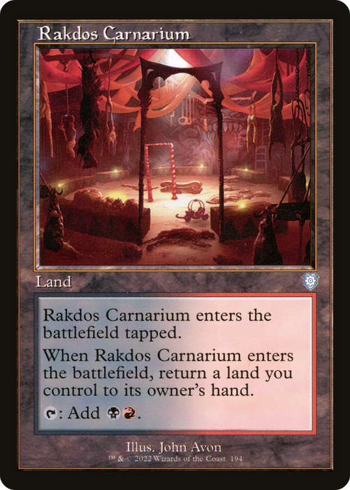Rakdos Carnarium (BRC-194) - uncommon