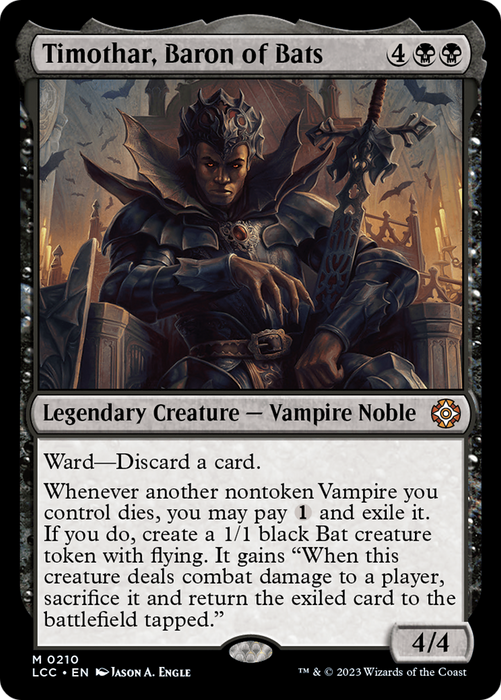 Timothar, Baron of Bats (LCC-210) - mythic