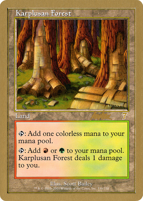 Karplusan Forest (WCD-BK336) - rare