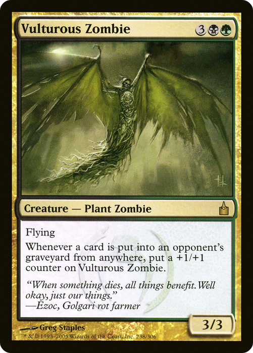 Vulturous Zombie (RAV-238) - rare - Foil