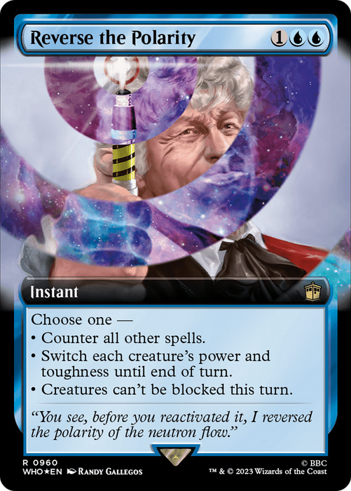 Reverse the Polarity (WHO-960) - rare: (Extended Art) - Foil