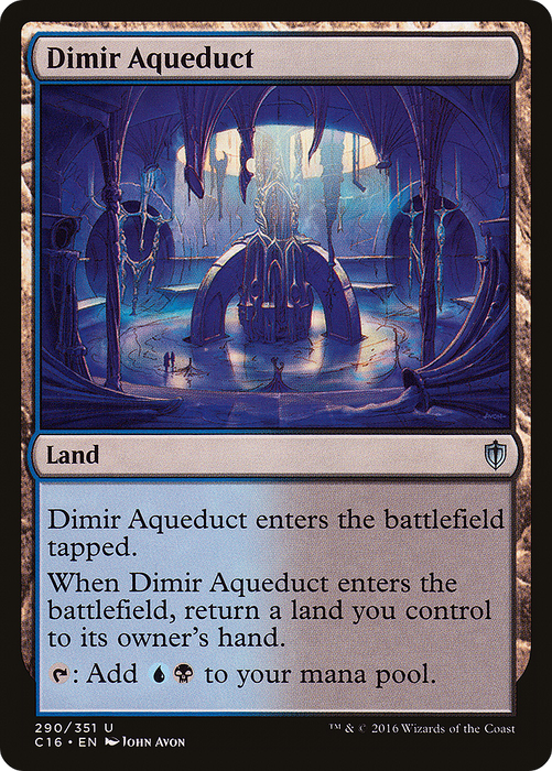 Dimir Aqueduct (C16-290) - uncommon