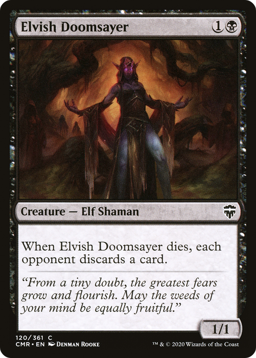 Elvish Doomsayer (CMR-120) - common