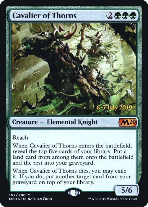 Cavalier of Thorns (PRE-167S) - mythic - Foil
