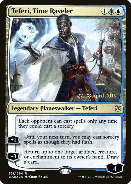 Teferi, Time Raveler (PRE-221S) - rare - Foil
