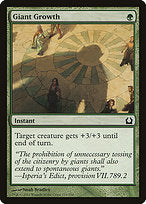 Giant Growth (RTR-125) - common - Foil