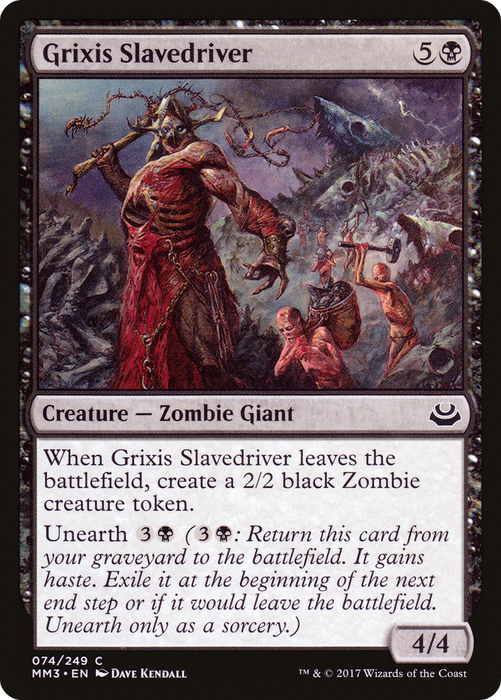 Grixis Slavedriver (MM3-074) - common