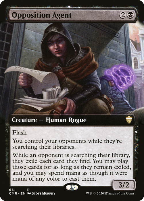 Opposition Agent (CMR-651) - rare: (Extended Art)