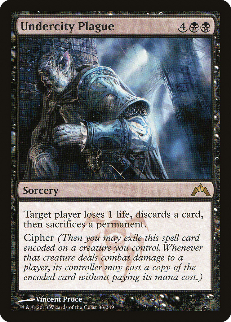 Undercity Plague (GTC-083) - rare - Foil