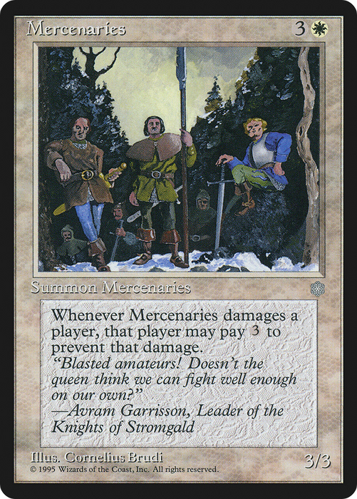 Mercenaries (ICE-044) - rare