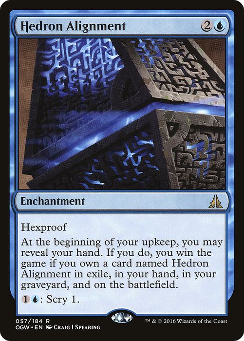Hedron Alignment (OGW-057) - rare - Foil