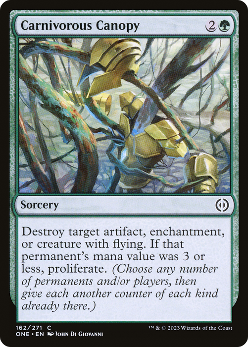 Carnivorous Canopy (ONE-162) - common - Foil