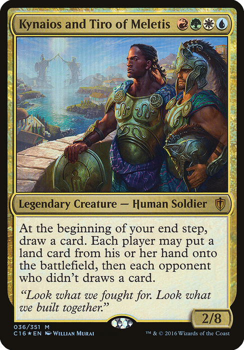Kynaios and Tiro of Meletis (OVER-036) - mythic - Foil