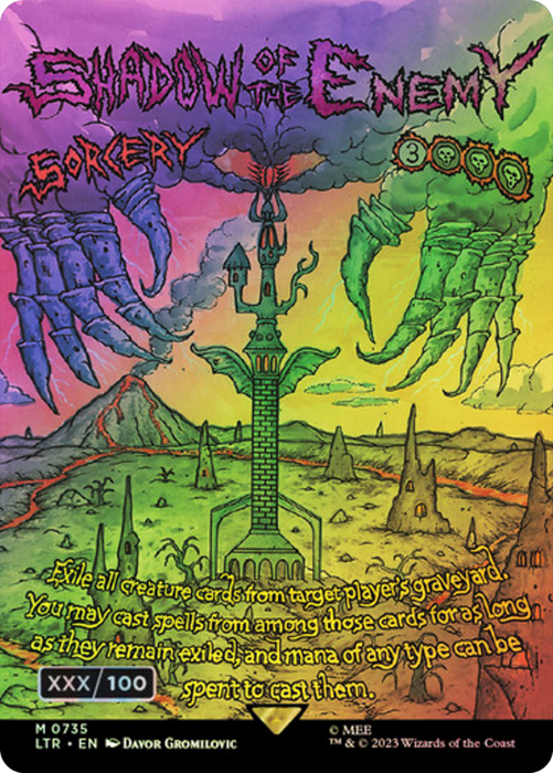 Shadow of the Enemy (LTR-735Z) - mythic (Borderless) - Foil