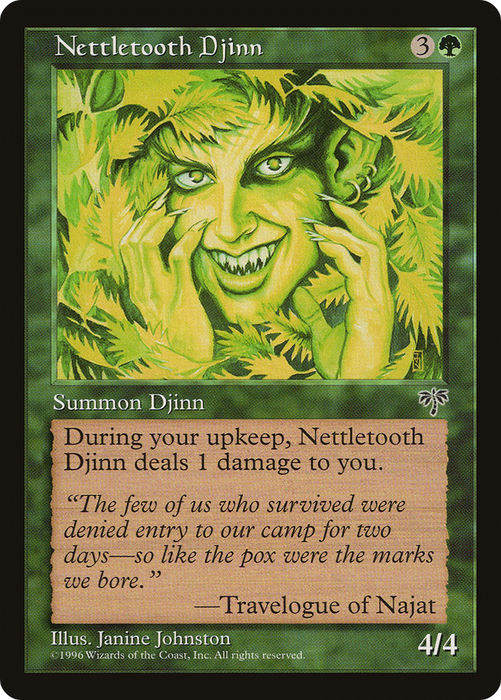 Nettletooth Djinn (MIR-232) - uncommon