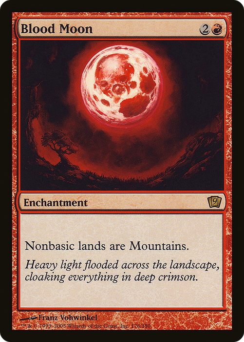 Blood Moon (9ED-176★) - rare - Foil