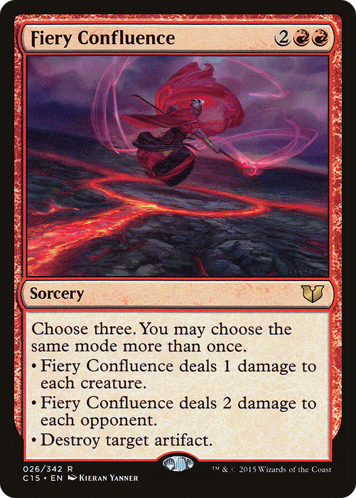 Fiery Confluence (C15-026) - rare