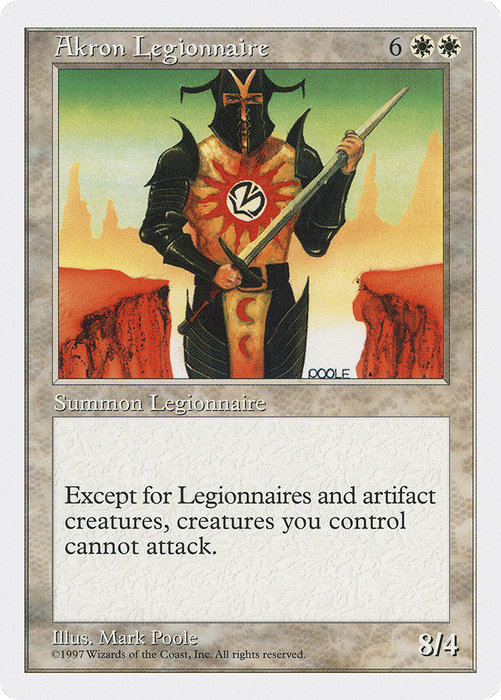 Akron Legionnaire (5ED-002) - rare