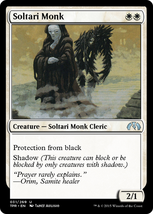 Soltari Monk (TPR-031) - uncommon
