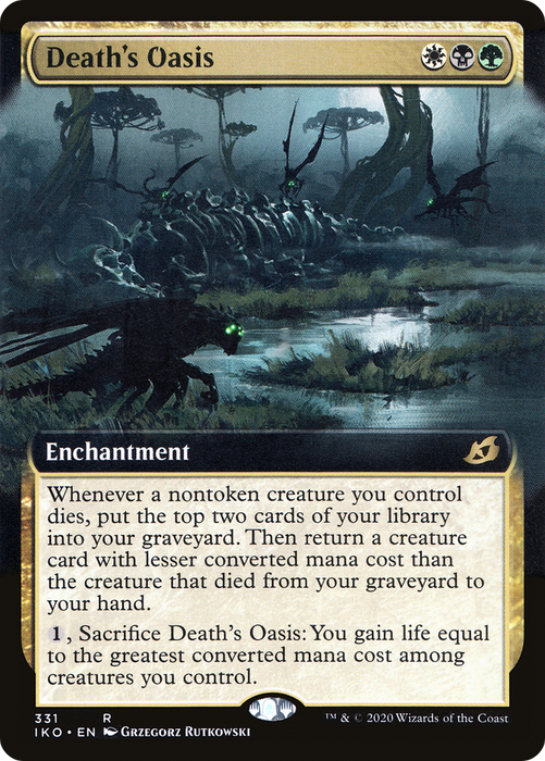 Death's Oasis (IKO-331) - rare: (Extended Art)