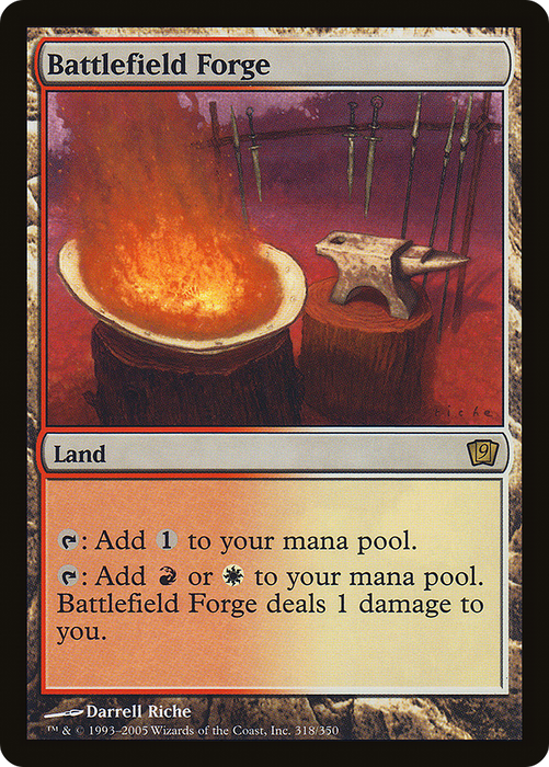 Battlefield Forge (9ED-318★) - rare - Foil