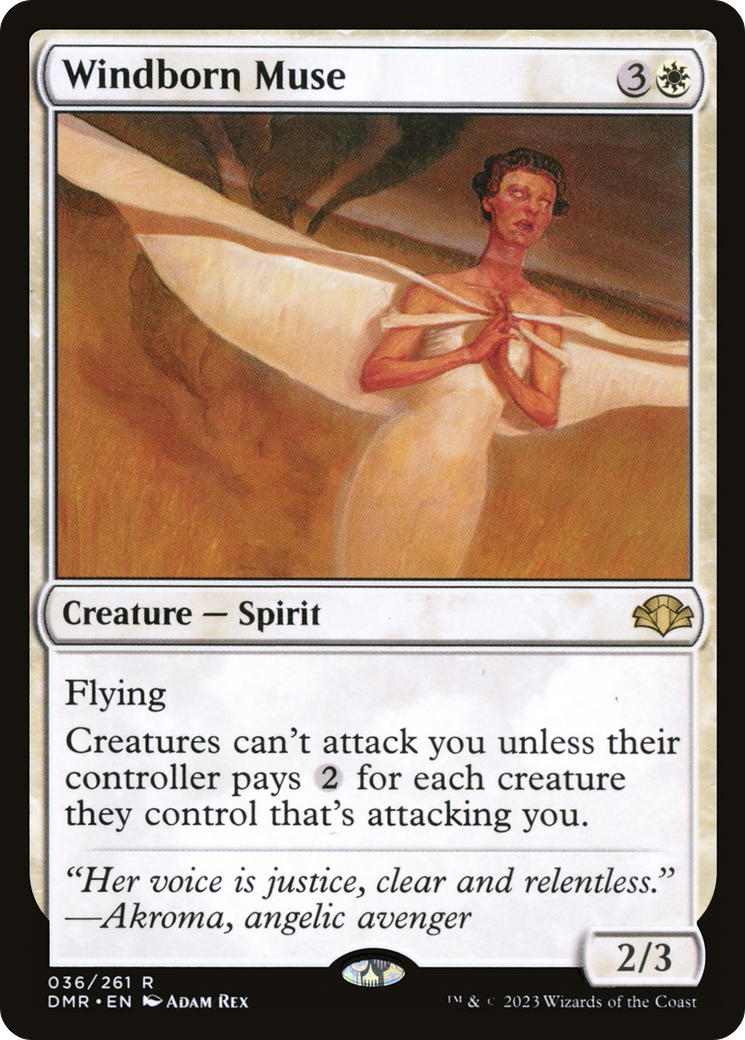 Windborn Muse (DMR-036) - rare - Foil
