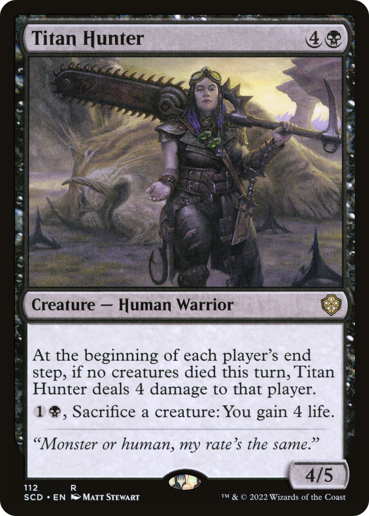 Titan Hunter (SCD-112) - rare