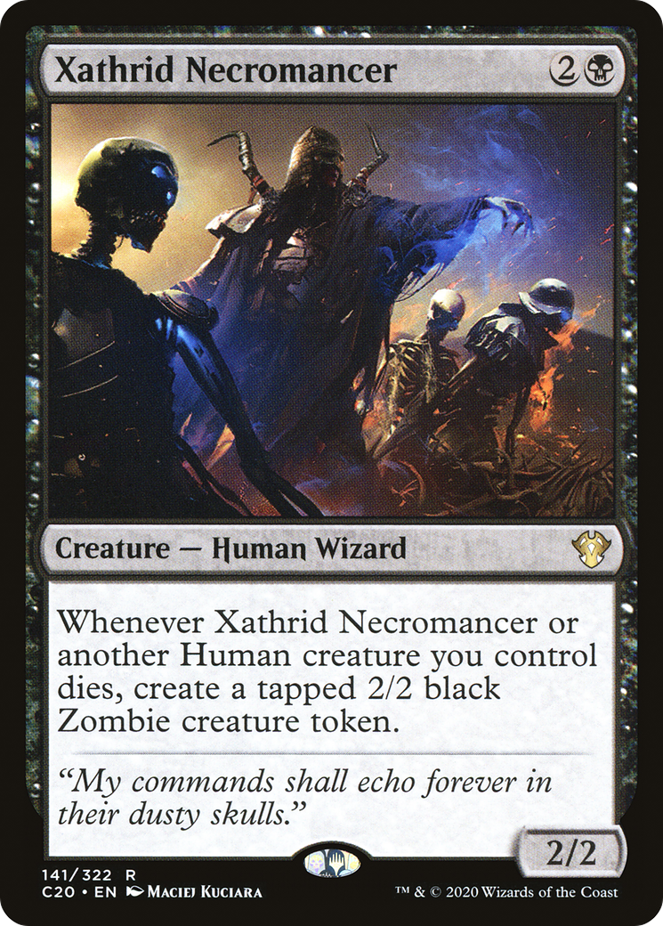 Xathrid Necromancer (C20-141) - rare