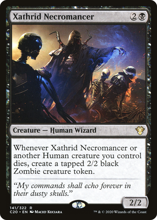 Xathrid Necromancer (C20-141) - rare