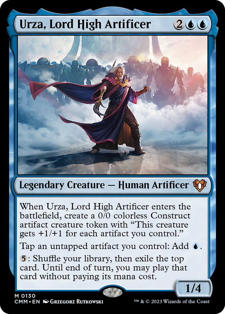 Urza, Lord High Artificer (CMM-130) - mythic