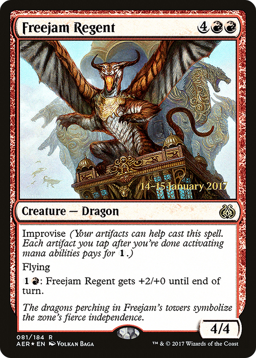 Freejam Regent (PRE-81S) - rare - Foil