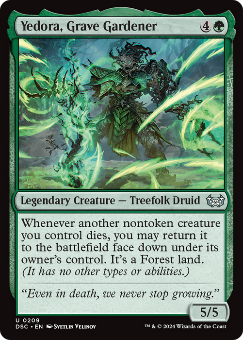 Yedora, Grave Gardener (DSC-209) - uncommon