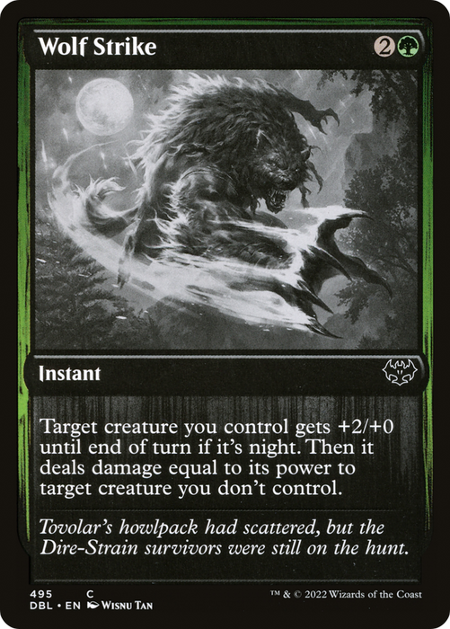 Wolf Strike (DBL-495) - common - Foil
