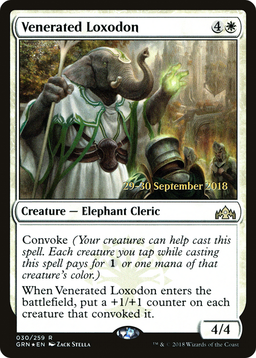 Venerated Loxodon (PRE-30S) - rare - Foil