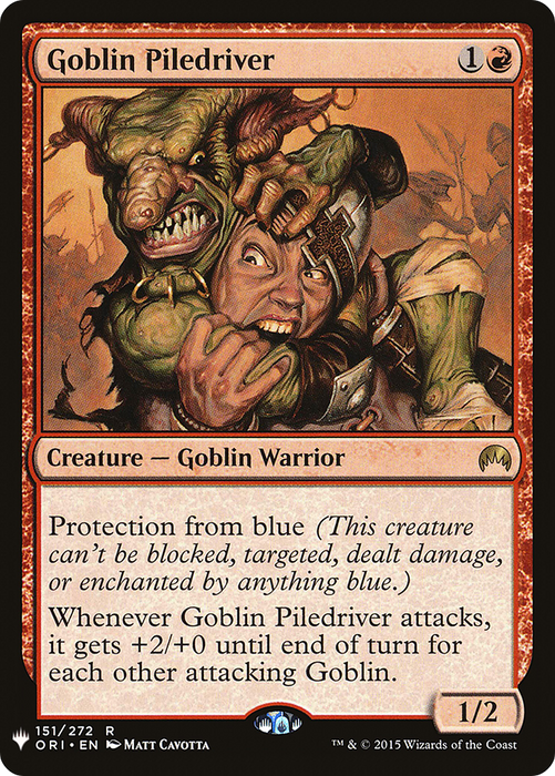 Goblin Piledriver (LIST-ORI-151) - rare