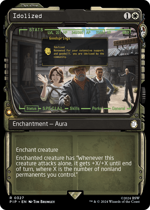 Idolized (PIP-327) - rare: (Showcase)