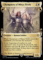Champions of Minas Tirith (LTC-412) - rare: (Showcase)