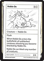 Noble Ox (MB2PC-285) - rare