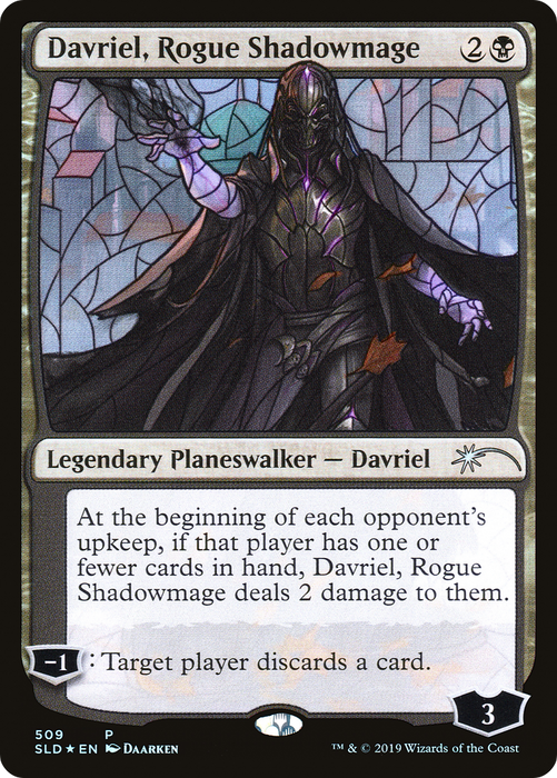 Davriel, Rogue Shadowmage (SLD-509) - uncommon - Foil
