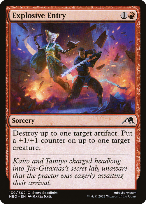 Explosive Entry (NEO-139) - common - Foil