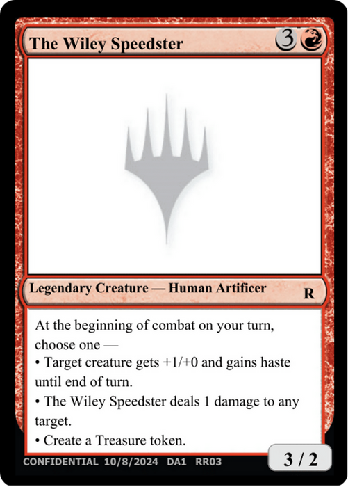 The Wiley Speedster (UNK-RR03) - rare