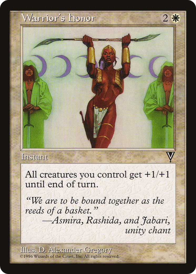 Warrior's Honor (VIS-024) - common