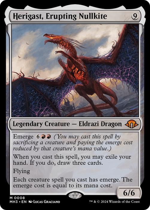 Herigast, Erupting Nullkite (MH3-008) - mythic - Foil